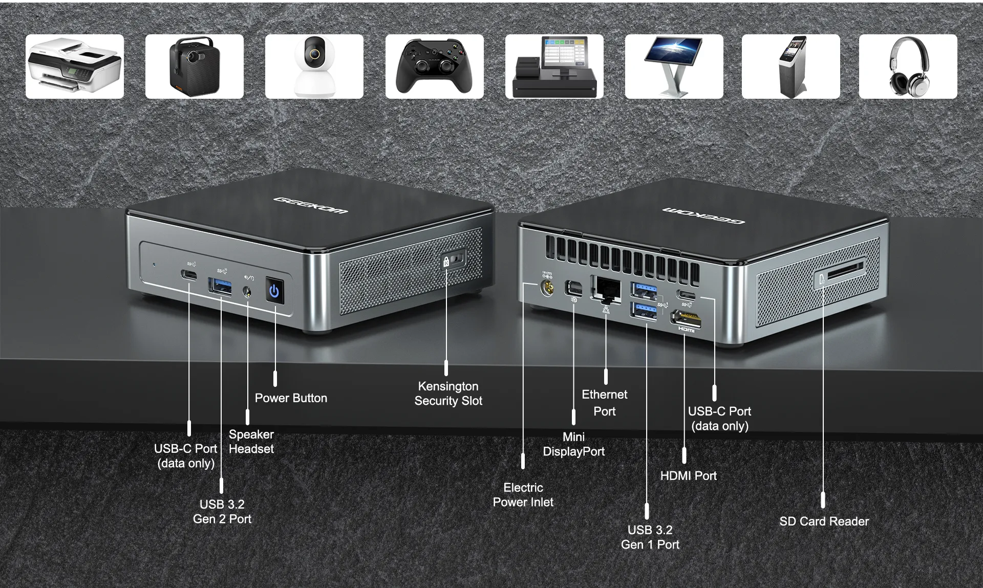 GEEKOM MiniAir 11 Have Many Ports