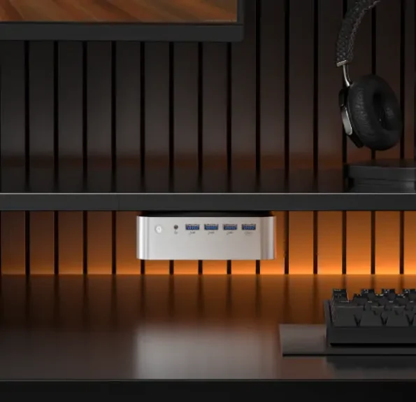 A9 Max mini PC put under desks 595x574 1