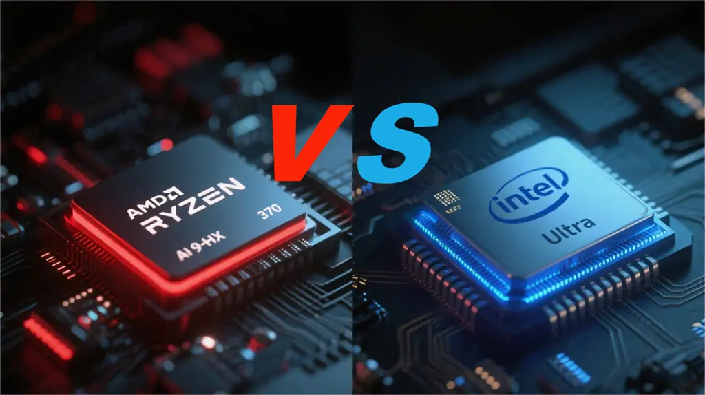 amd ryzen ai 9 hx 370 vs intel core ultra